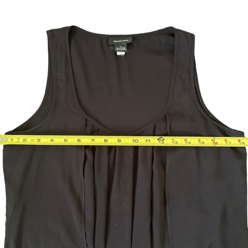 #9 Spence Sleeveless High Low Hanky Hem Flared Scoop Neck Tank - Picture 7 of 7